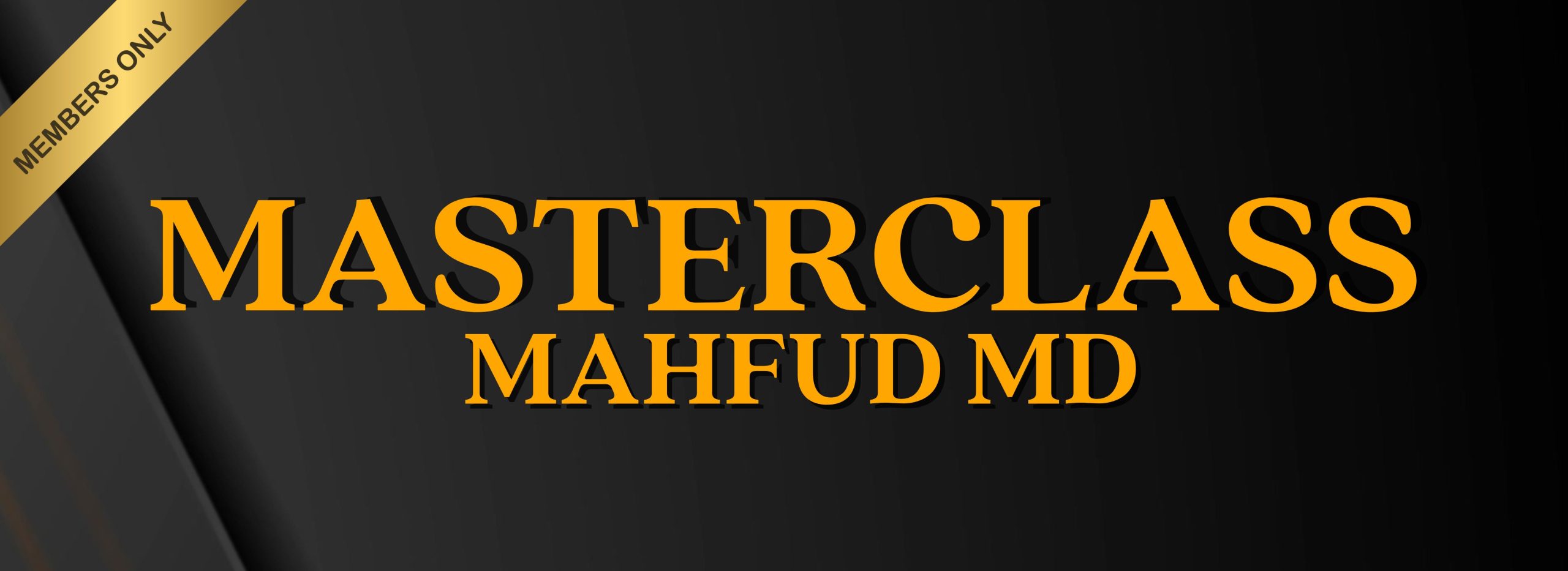 Masterclass Mahfud MD